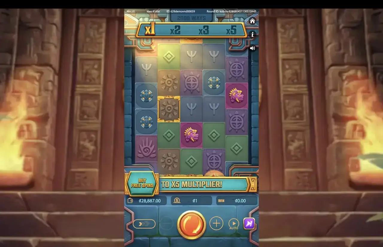 Ảnh giao diện chính game Aztec Fortune (Kingmidas #) (slot) chơi tại LC79