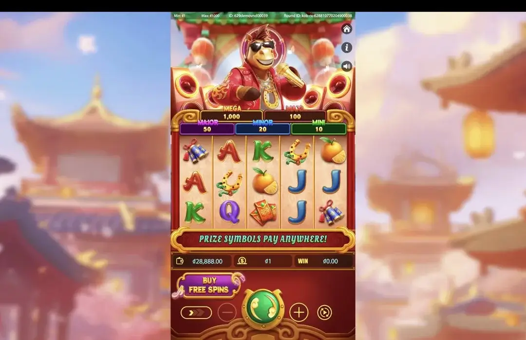 Ảnh giao diện chính game Golden Fortune Horse (Kingmidas #) (slot) chơi tại LC79